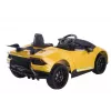 LEAN CARS Elektrisches Kinderauto Lamborghini Huracan Gelb