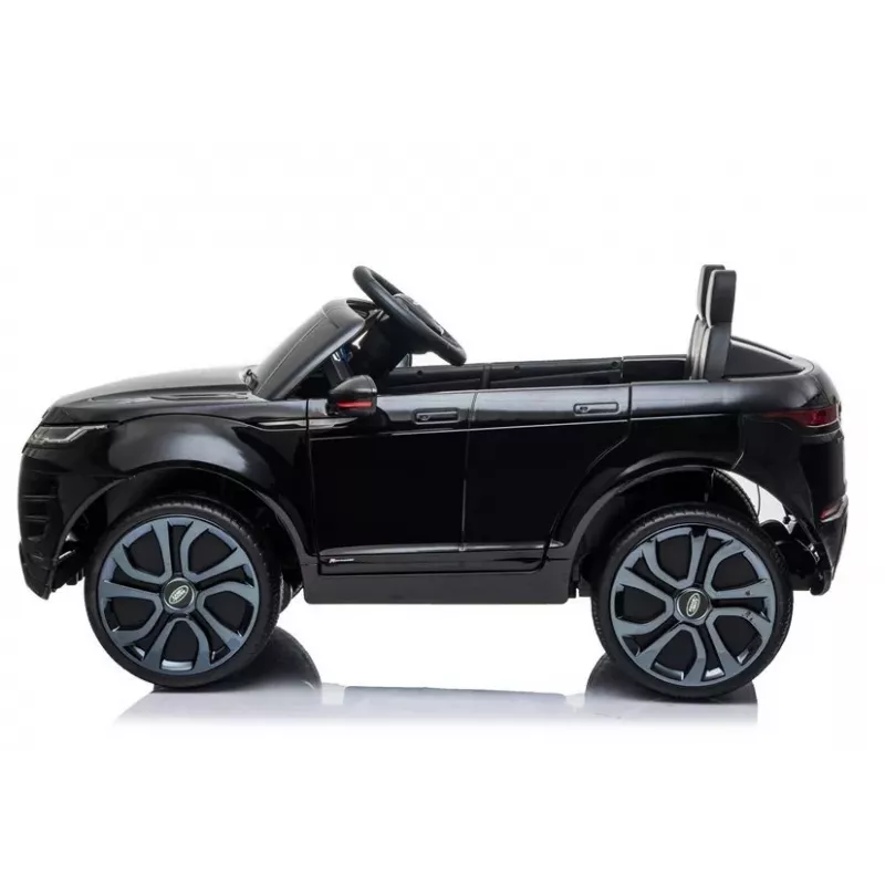 LEAN CARS Range Rover Evoque Elektro-Kinderauto Schwarz lackiert