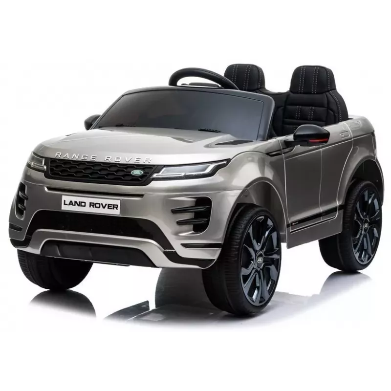 LEAN CARS Range Rover Evoque Elektro-Kinderauto Silber lackiert