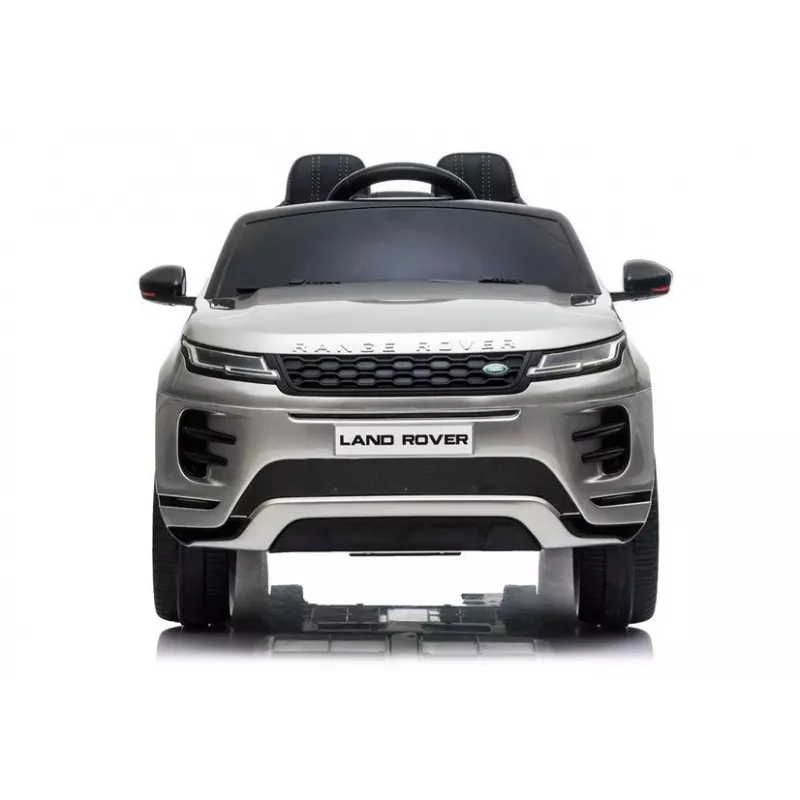 LEAN CARS Range Rover Evoque Elektro-Kinderauto Silber lackiert