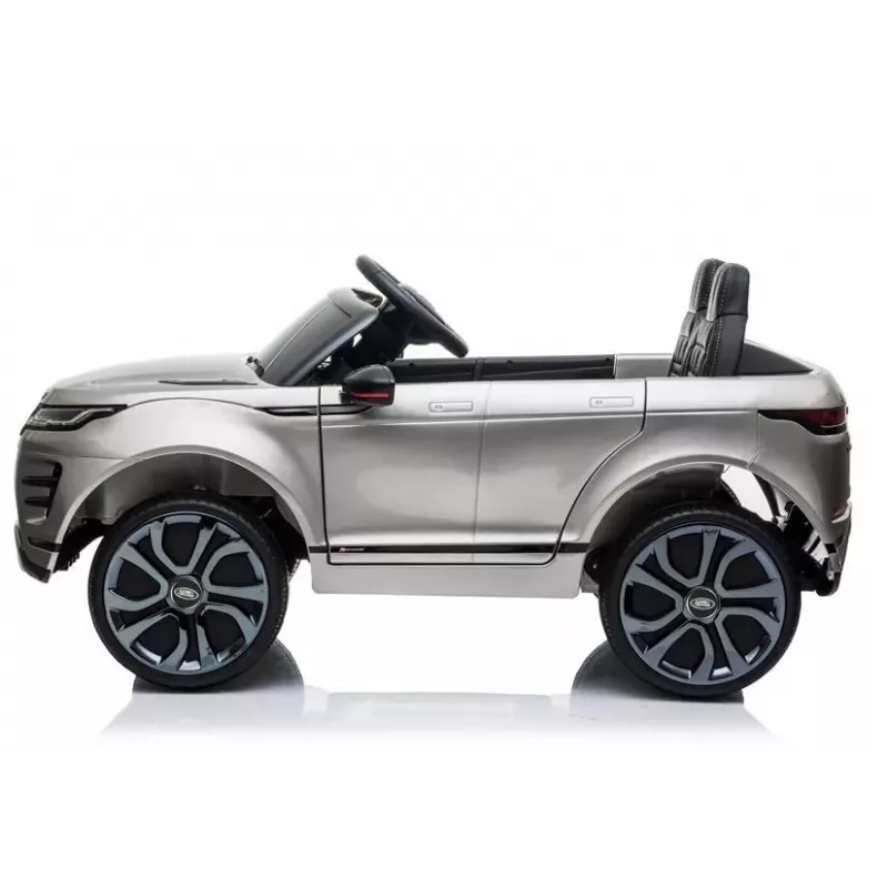 LEAN CARS Range Rover Evoque Elektro-Kinderauto Silber lackiert