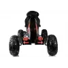 LEAN CARS Gokart B012 Inflatable Tires Black Pedal Go-Kart für Kinder 3-8 Jahre