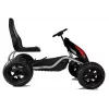 LEAN CARS Gokart B012 Inflatable Tires Black Pedal Go-Kart für Kinder 3-8 Jahre