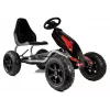 LEAN CARS Gokart B012 Inflatable Tires Black Pedal Go-Kart für Kinder 3-8 Jahre