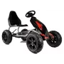 LEAN CARS Gokart B012 Inflatable Tires Black Pedal Go-Kart für Kinder 3-8 Jahre