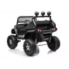 LEAN CARS Elektro-Kinderfahrzeug Mercedes Unimog S Schwarz