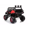 LEAN CARS Elektro-Kinderfahrzeug Mercedes Unimog S Rot