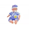 LEAN TOYS Puppenbaby 45 cm blaue Kleidung