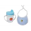 LEAN TOYS Puppenbaby 45 cm blaue Kleidung