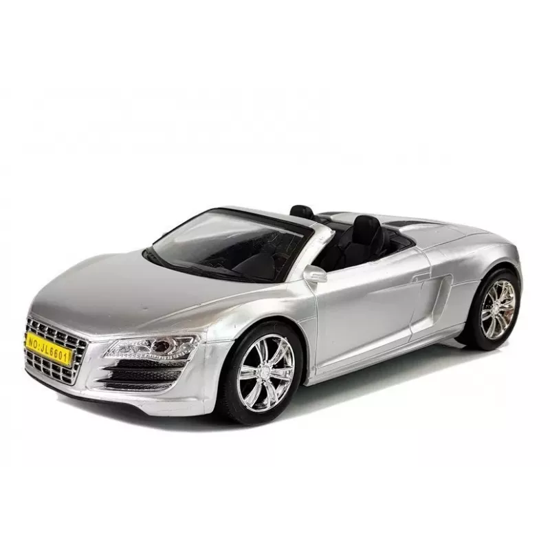 LEAN TOYS Spielzeugauto Cabriolet Silber 1:18