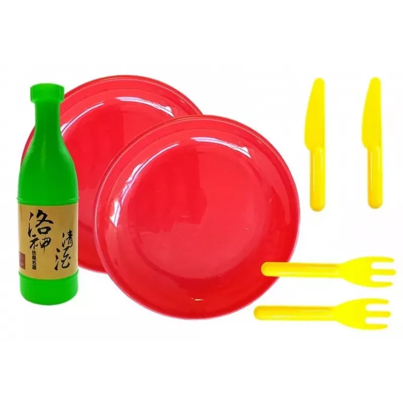 LEAN TOYS Kinder-Sushi-Set mit Besteck - 27-teiliges Holzspielzeug für Rollenspiele