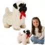 LEAN TOYS Interaktiver Hund Mops bewegt sich, bellt