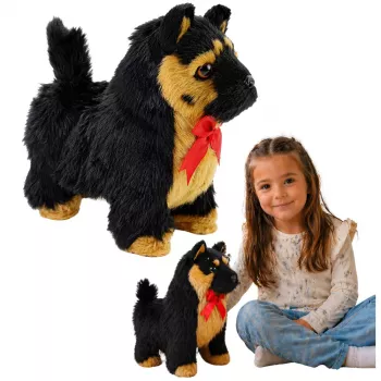 LEAN TOYS Interaktiver Deutscher Schäferhund bewegt sich, bellt