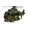 LEAN TOYS Militär-Rettungshubschrauber 1:16 Haken Sound Licht