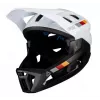 LEATT MTB Enduro 2.0 V23 Fahrradhelm mit abnehmbarem Kinnbügel, Größe L (59-63 cm), Weiß
