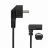 SBOX PC-Netzkabel Schuko auf IEC C13 2m Schwarz