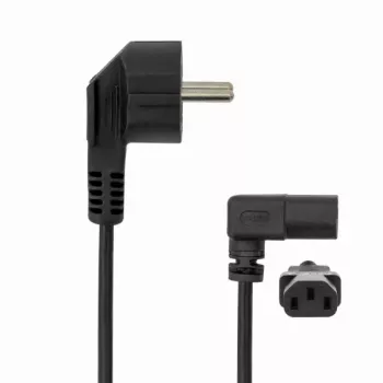 SBOX PC-Netzkabel Schuko auf IEC C13 2m Schwarz