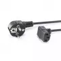SBOX PC-Netzkabel Schuko auf IEC C13 2m Schwarz