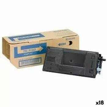Kyocera TK-3160 Original Toner Cartridge Schwarz 12.500 Seiten für ECOSYS P3045dn/P3050dn/P3055dn/P3060dn