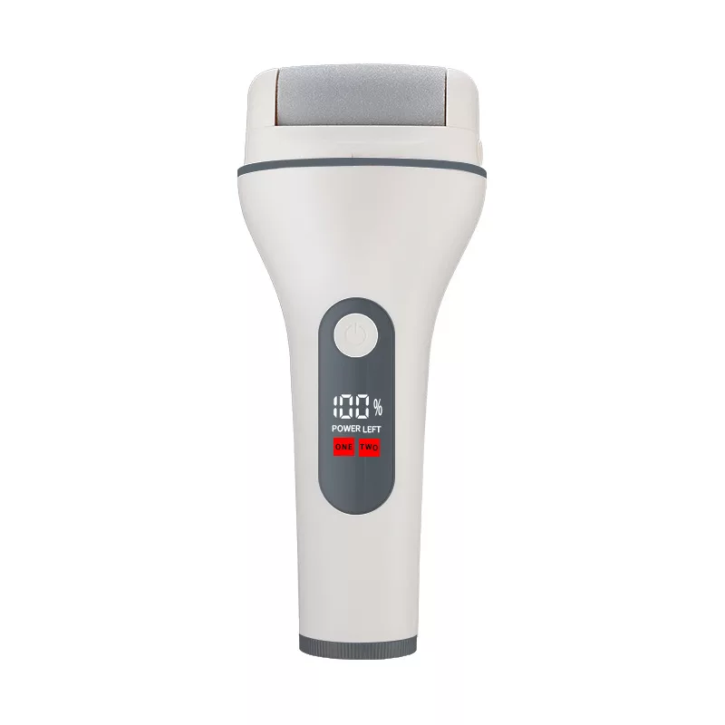 Ray Battler RB 0018 Callus Remover - Elektrische, wiederaufladbare Fußfeile mit 3 Rollenköpfen, IPX7 wasserdicht, Nass- und Trockenanwendung