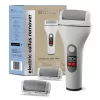 Ray Battler RB 0018 Callus Remover - Elektrische, wiederaufladbare Fußfeile mit 3 Rollenköpfen, IPX7 wasserdicht, Nass- und Trockenanwendung