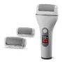 Ray Battler RB 0018 Callus Remover - Elektrische, wiederaufladbare Fußfeile mit 3 Rollenköpfen, IPX7 wasserdicht, Nass- und Trockenanwendung