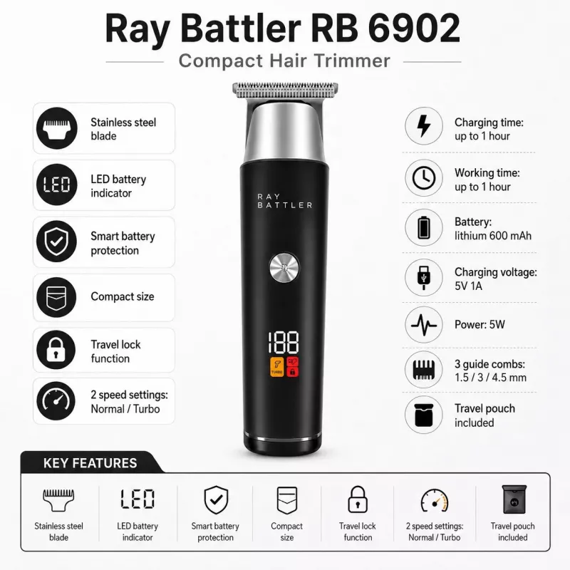 Ray Battler RB 6902 Haartrimmer
