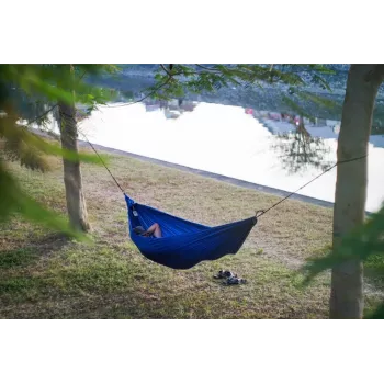 Ticket To The Moon TRAVEL HAMMOCK - Kompakte Hängematte für 2 Personen, Nylon, Grün