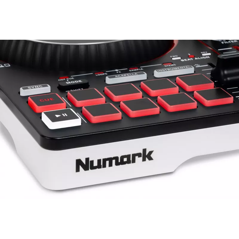 Numark Party Mix MKIII DJ-Controller mit integrierten Lautsprechern und Lichtshow