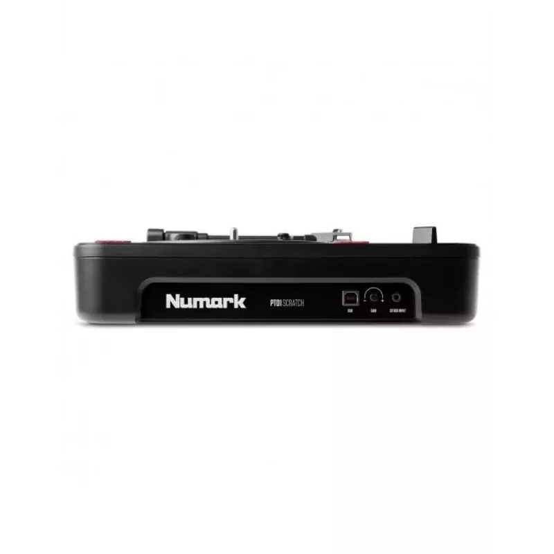 Numark PT01 Scratch - Semi-automatischer tragbarer Plattenspieler mit DJ-Scratch-Schalter