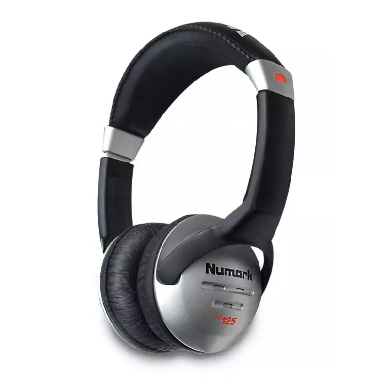 Numark HF125 DJ-Kopfhörer - Over-Ear, geschlossene Bauweise, 40-mm-Treiber, Schwarz