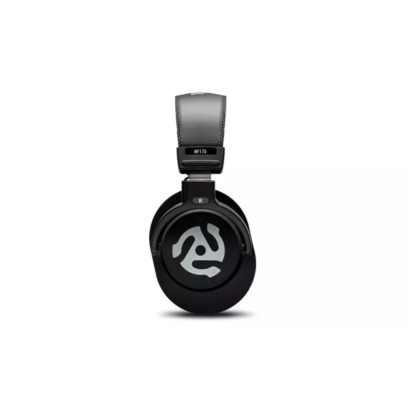 Numark HF175 DJ-Kopfhörer - Over-Ear geschlossene Monitoring-Kopfhörer mit 40mm Neodym-Treibern, Wendelkabel, 3,5mm Klinke & 6,35mm Adapter