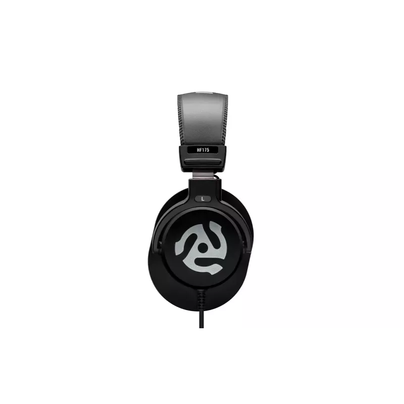 Numark HF175 DJ-Kopfhörer - Over-Ear geschlossene Monitoring-Kopfhörer mit 40mm Neodym-Treibern, Wendelkabel, 3,5mm Klinke & 6,35mm Adapter