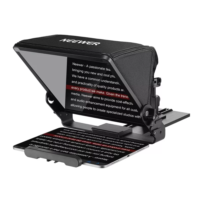 NEEWER X12 II Tablet-Stativhalterung - CNC-Aluminium, 7,9 inch-12,9 inch Tablet-Klemme, Arca-Swiss-Platte, Kaltgeräteschuh, 360° Drehung, Schwarz