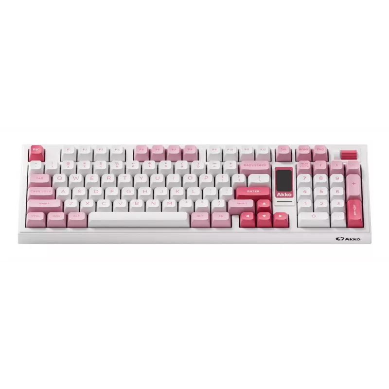 AKKO 5098B Prunus Lannesiana Mechanische Tastatur, 98 Tasten, Triple-Mode, Hot-Swappable, RGB, PBT ASA Keycaps