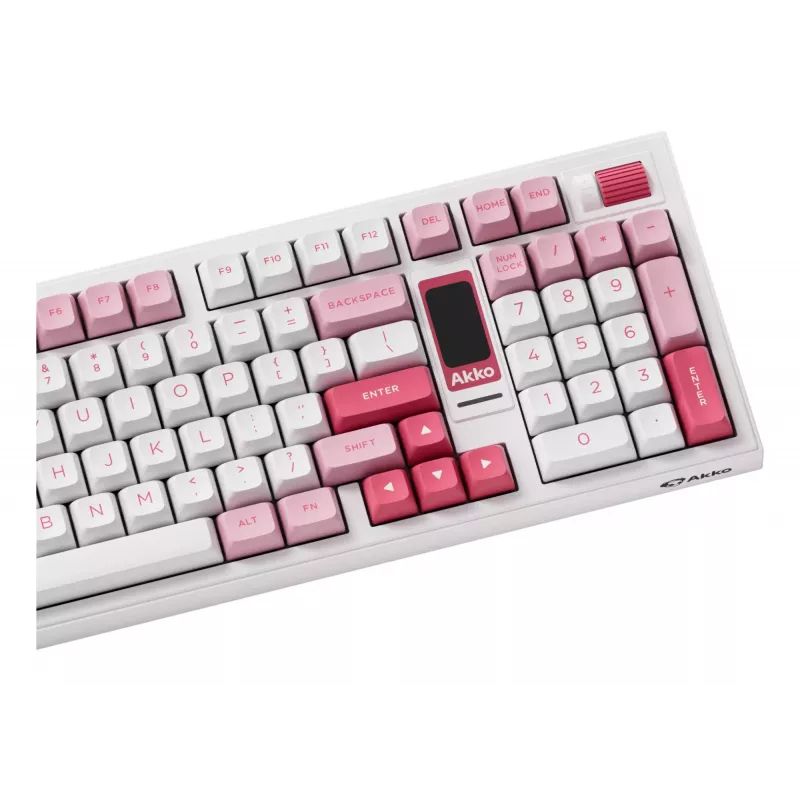 AKKO 5098B Prunus Lannesiana Mechanische Tastatur, 98 Tasten, Triple-Mode, Hot-Swappable, RGB, PBT ASA Keycaps