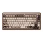 AKKO MU02 Mountain Seclusion 65% Mechanische Tastatur - Multi-Mode (Bluetooth/2,4GHz/Kabel) mit Akko CS Jelly White Switches, RGB, PBT ASA Keycaps, 68 Tasten