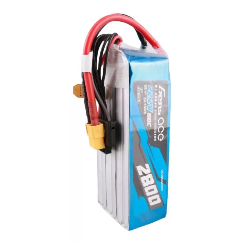 Gens ace G-Tech 2800mAh 22.2V 60C 6S1P LiPo Akkupack mit XT60 Stecker