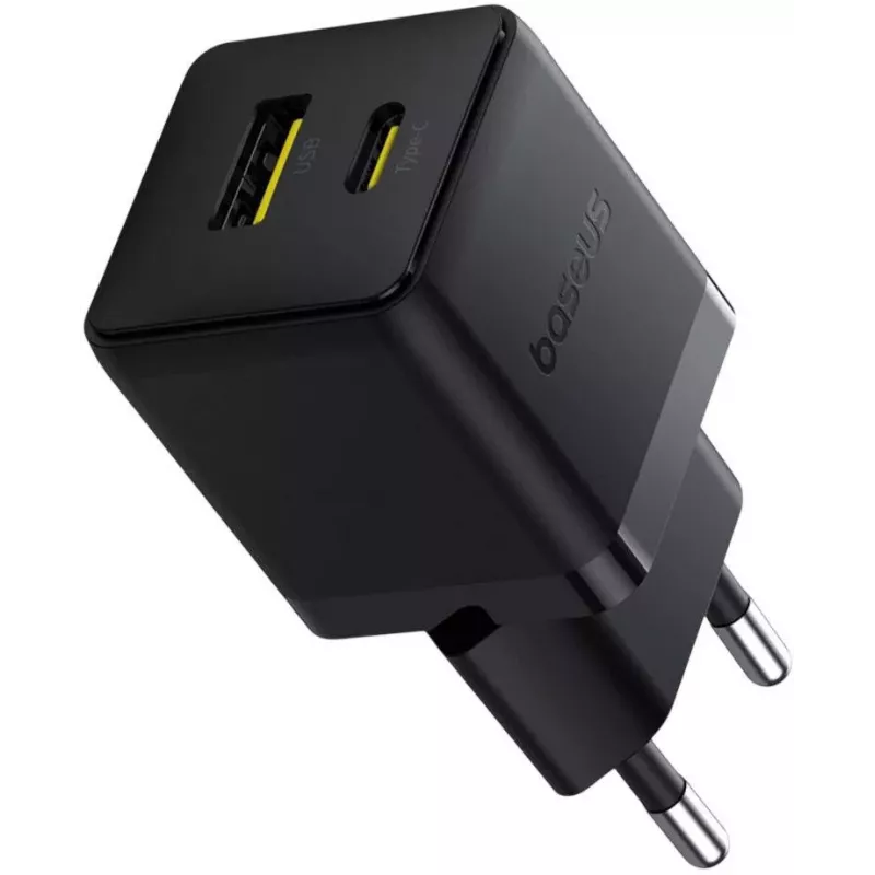 Baseus Palm 30W USB-C USB-A Ladegerät Schwarz