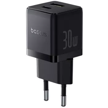 Baseus Palm 30W USB-C USB-A Ladegerät Schwarz