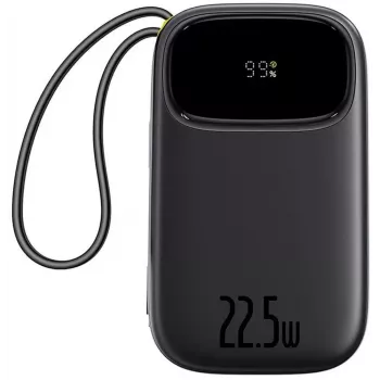 Baseus EnerFill FC31 20000 mAh 22.5W USB-C + Lightning Power Bank Schwarz