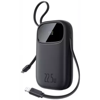 Baseus EnerFill FC31 20000 mAh 22.5W USB-C + Lightning Power Bank Schwarz