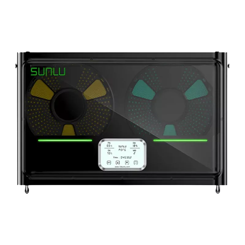 Sunlu S4 Filament Trockner 2-Spulen 360° PTC Heizung 35-70°C LCD Touchscreen