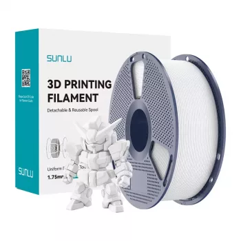 SUNLU PLA+ 2.0 Filament 1,75 mm Weiß 1 kg