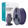 SUNLU PLA+ Silk Dual Color Filament (Schwarz und Lila) 1,75 mm 1 kg