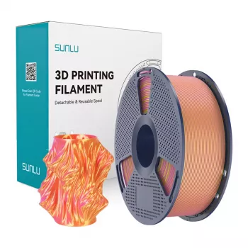SUNLU PLA+ Silk Dual Color Filament 1,75mm Pink & Gold 1kg