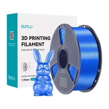 SUNLU PLA+ Silk Filament 1,75 mm Blau 1 kg