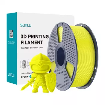 SUNLU PLA+ Filament 1.75mm Gelb 1kg