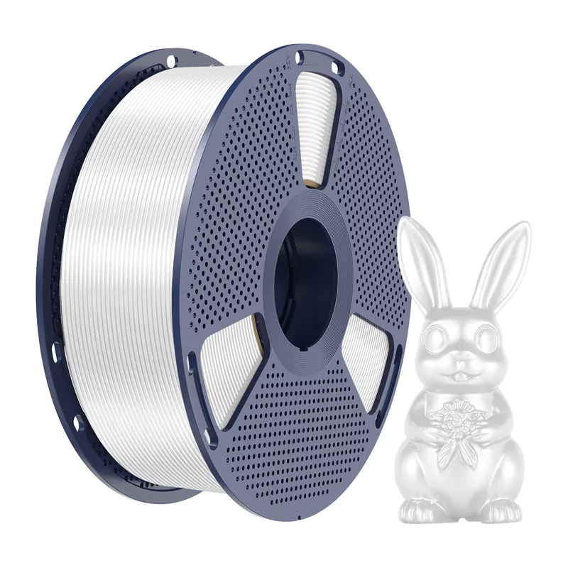 SUNLU PLA+ Silk Filament 1.75 mm Weiß 1 kg