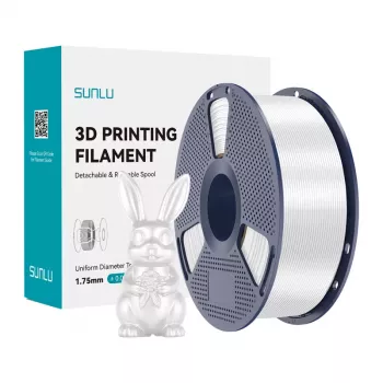 SUNLU PLA+ Silk Filament 1.75 mm Weiß 1 kg